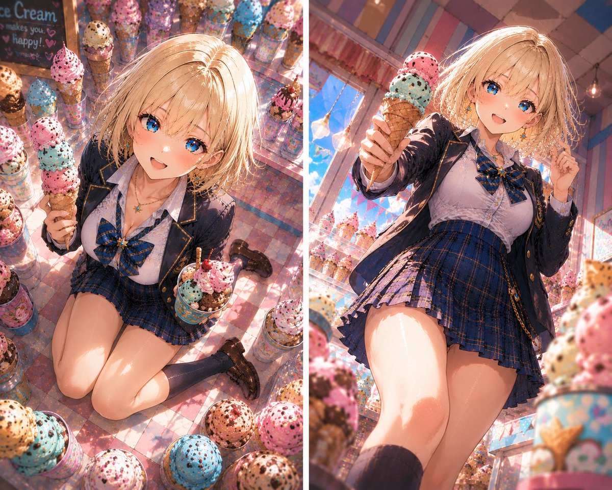 Character anime illustration, warm and cute