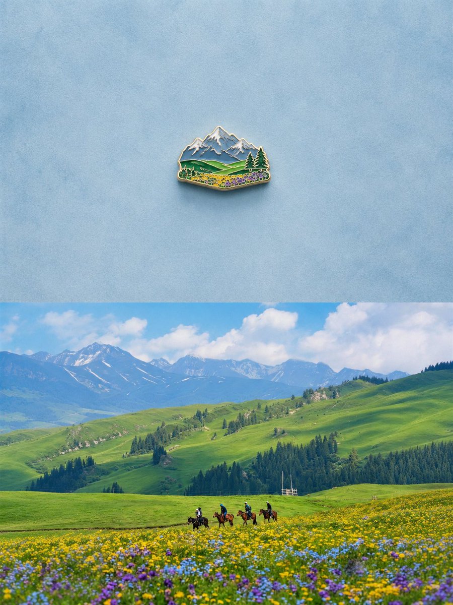 Landscape minimalist product mountain snow