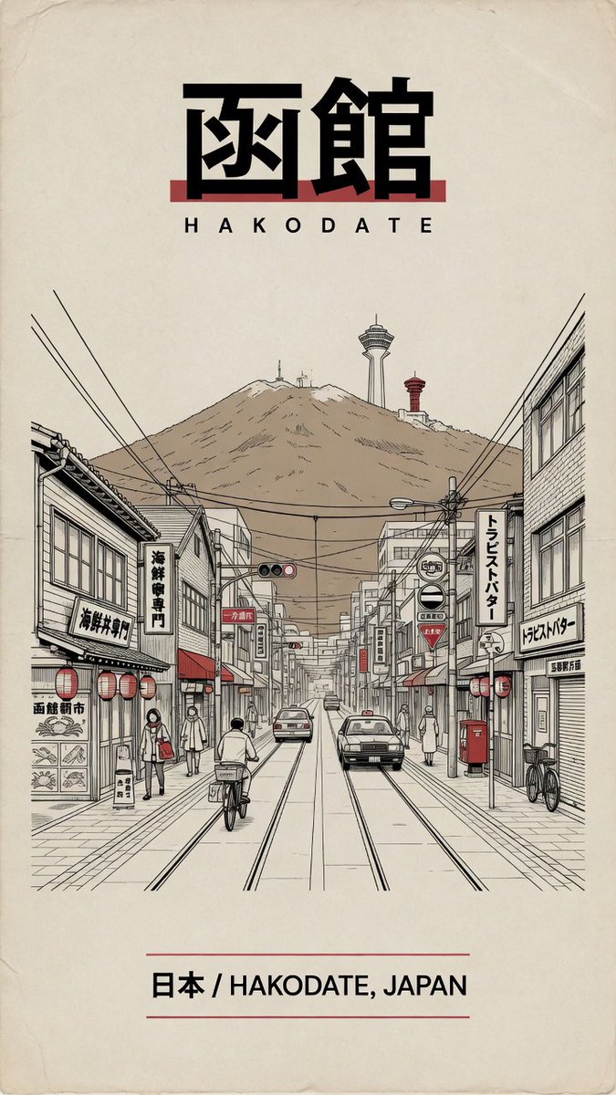 Architecture poster, realistic, urban, retro