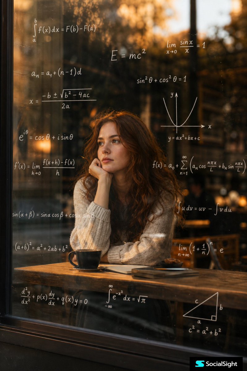 Female cinematic realistic warm cafe