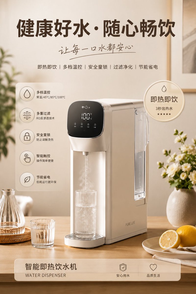 Home appliance commercial poster
