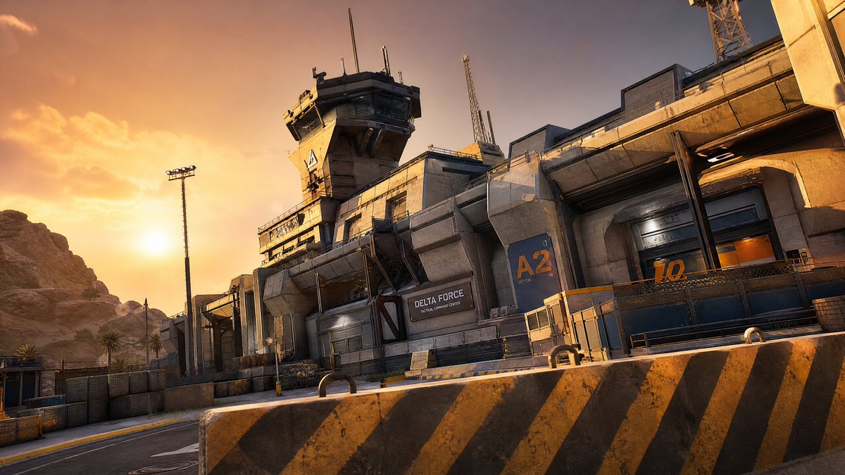 Architecture realistic Logo futuristic desert