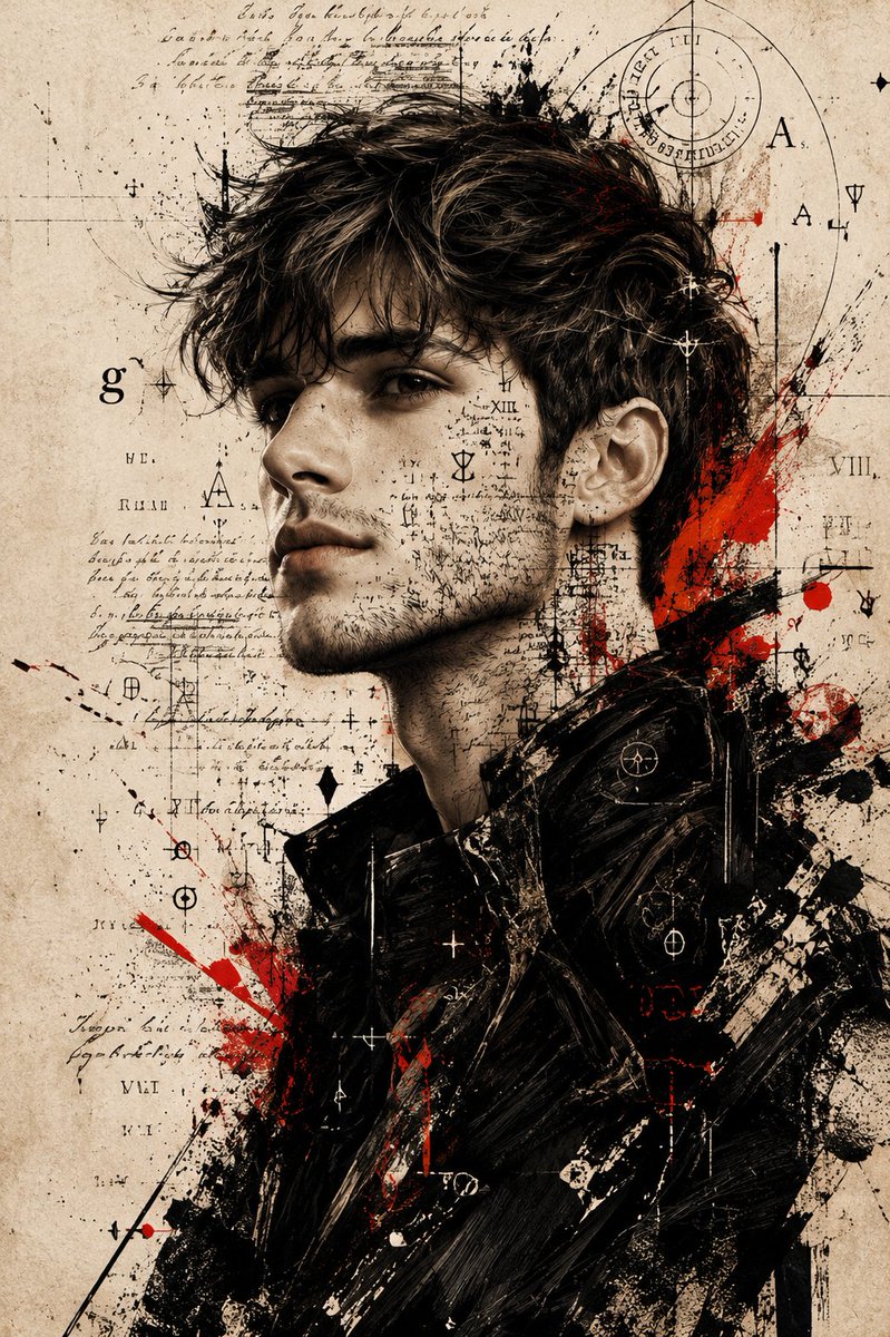 Portrait illustration.