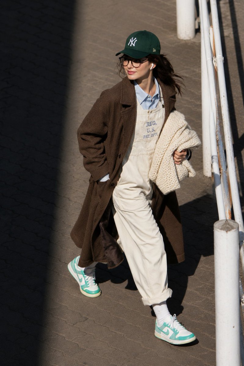 Female realistic urban outdoor