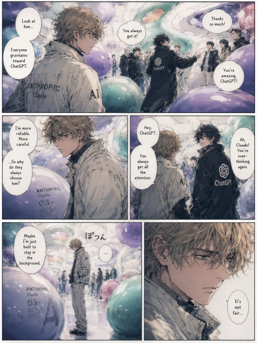 Character comic realistic future dreamy elegant