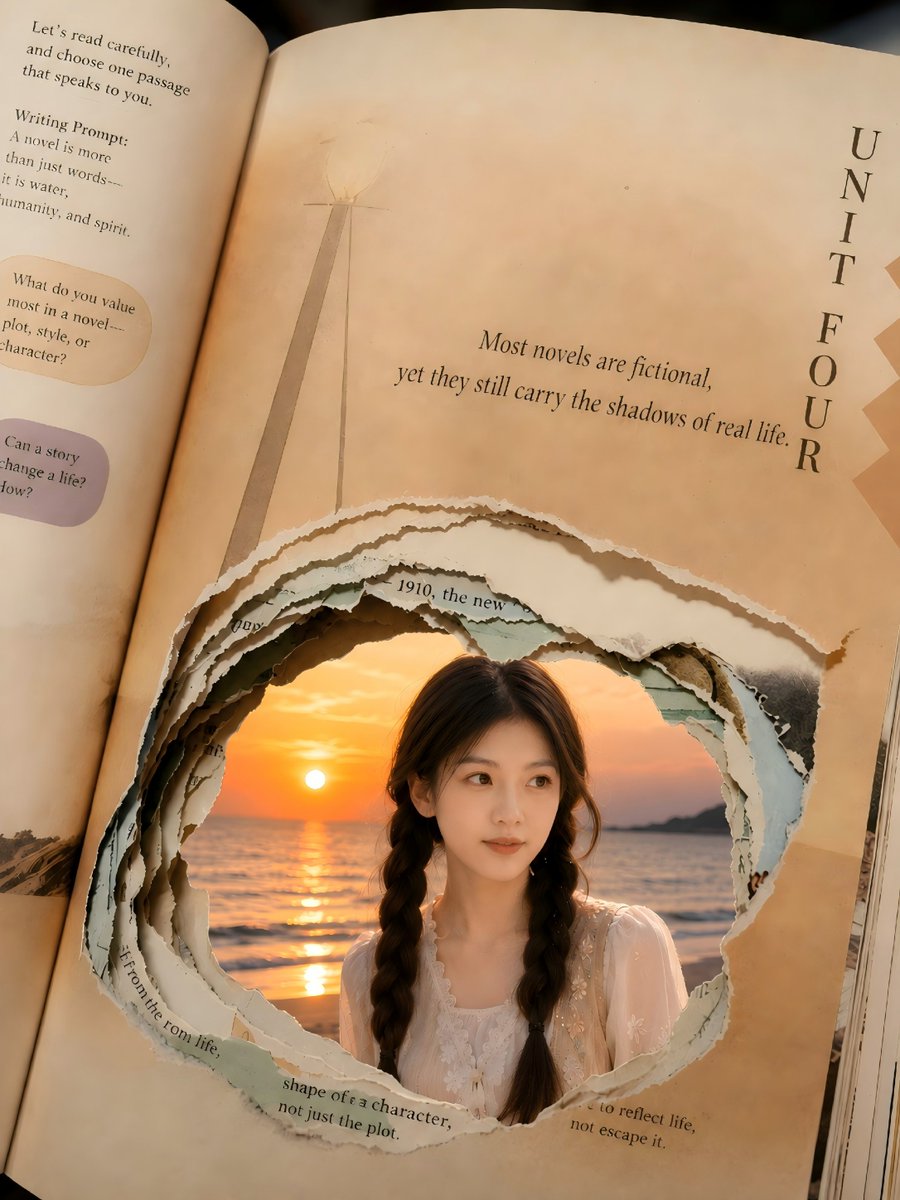 Portrait cinematic anime warm indoor elegant