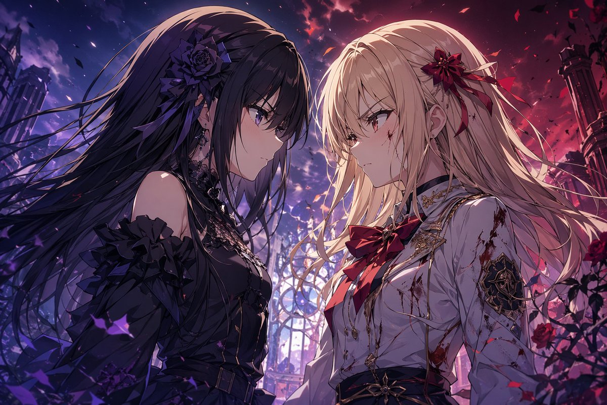 Girl anime illustration