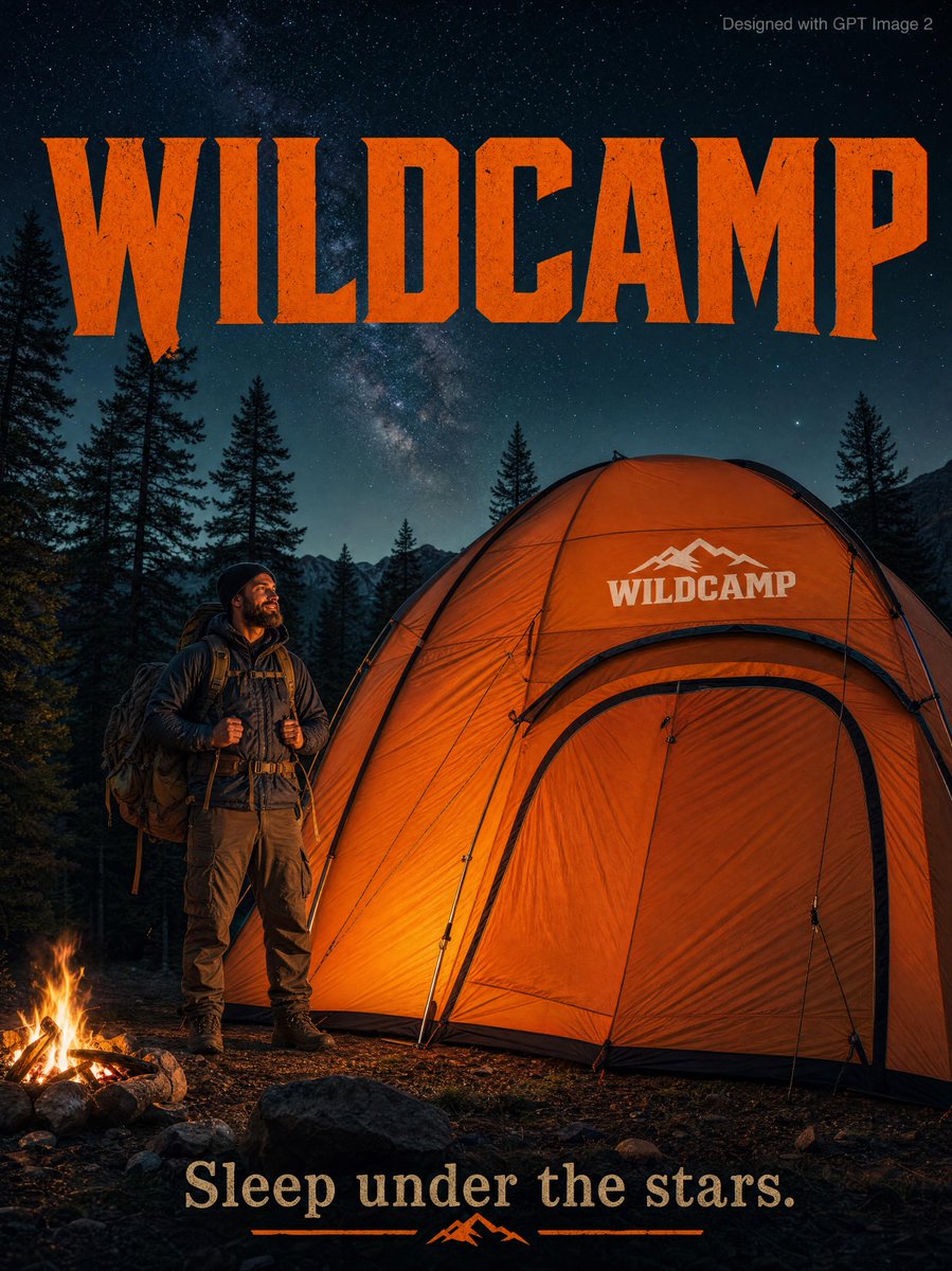 Male poster logo outdoor forest elegant