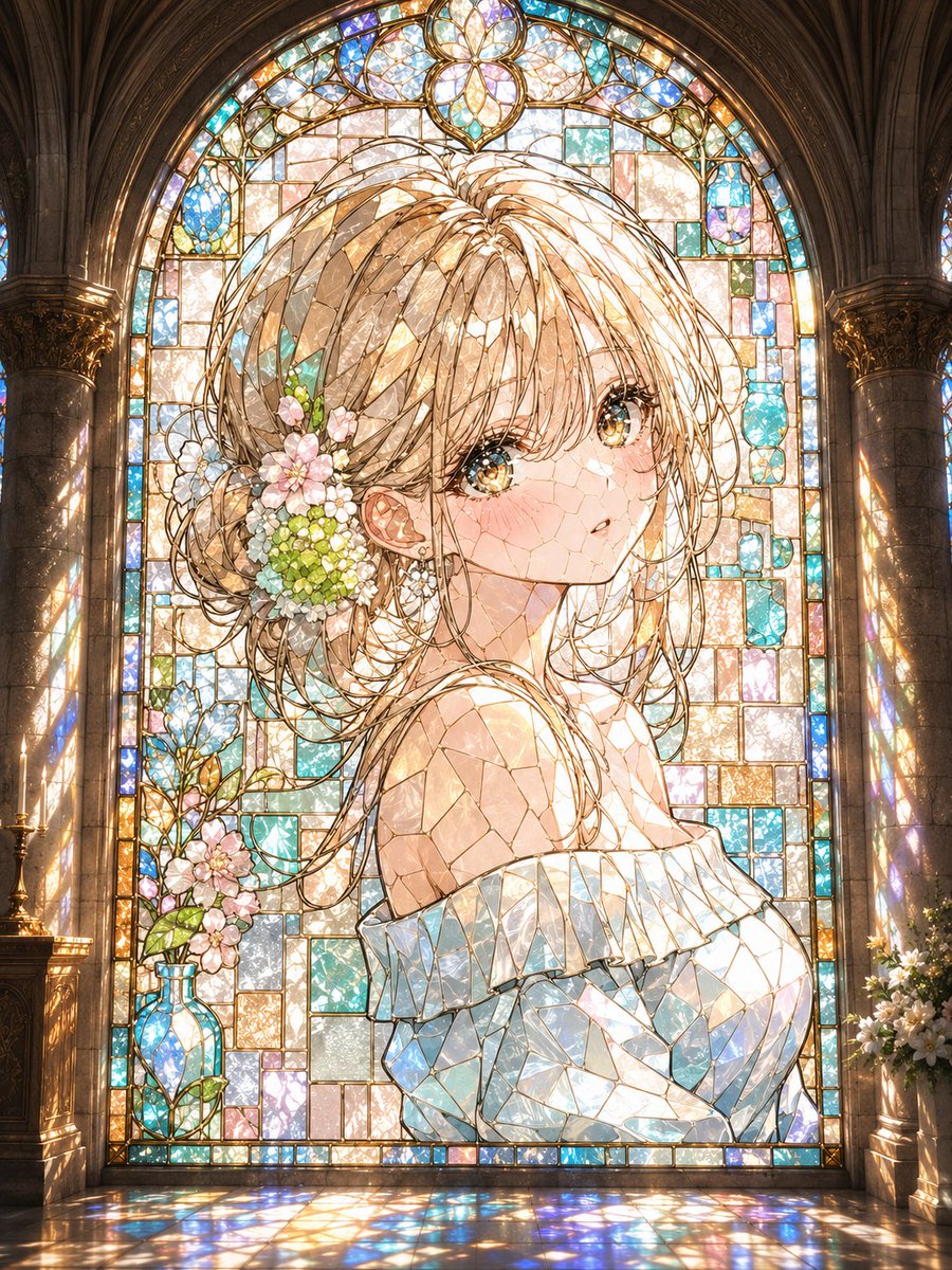 Female anime church
