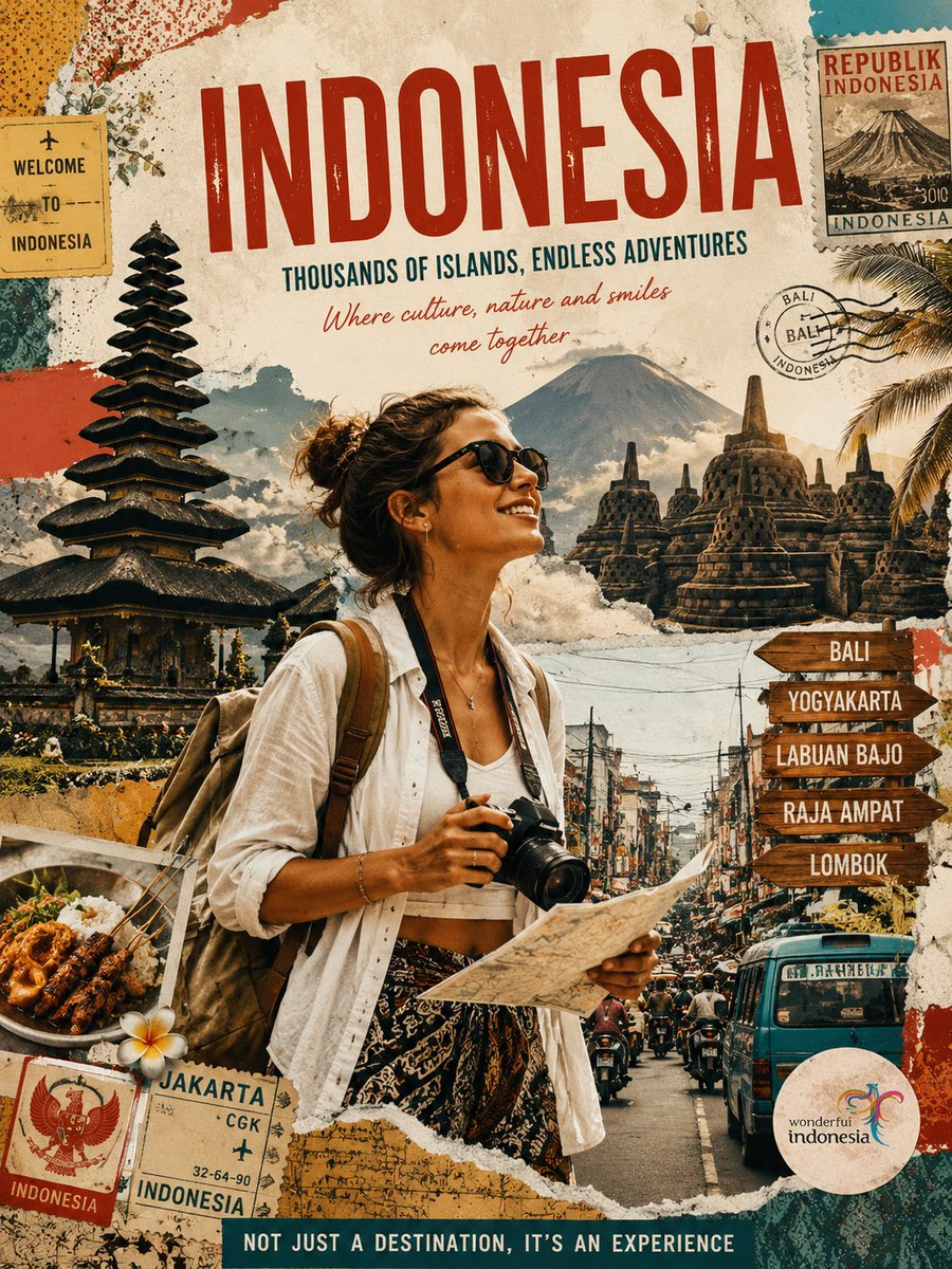 Female Poster Cinematic Retro Warm.