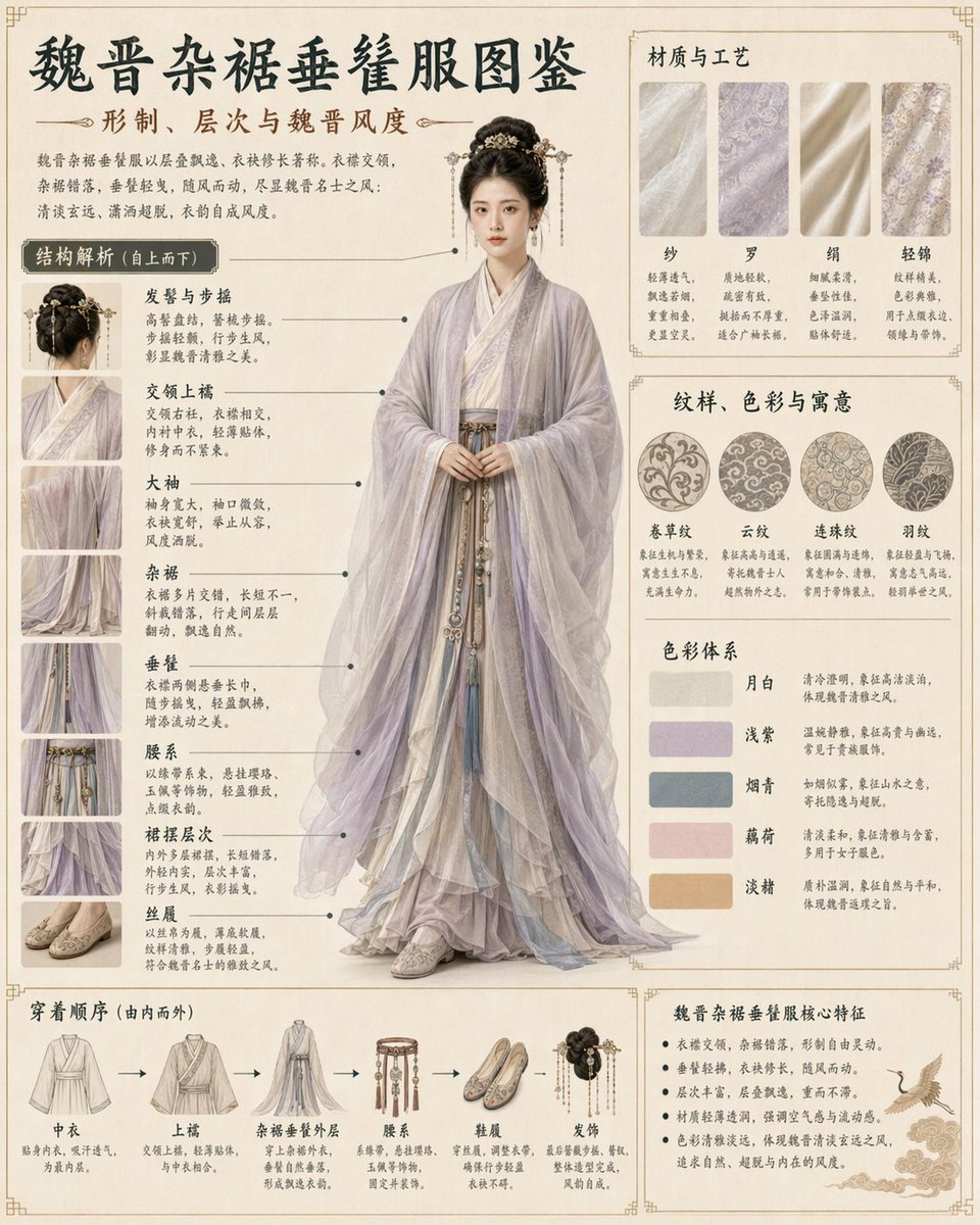 Elegant Portrait Infographic Illustration