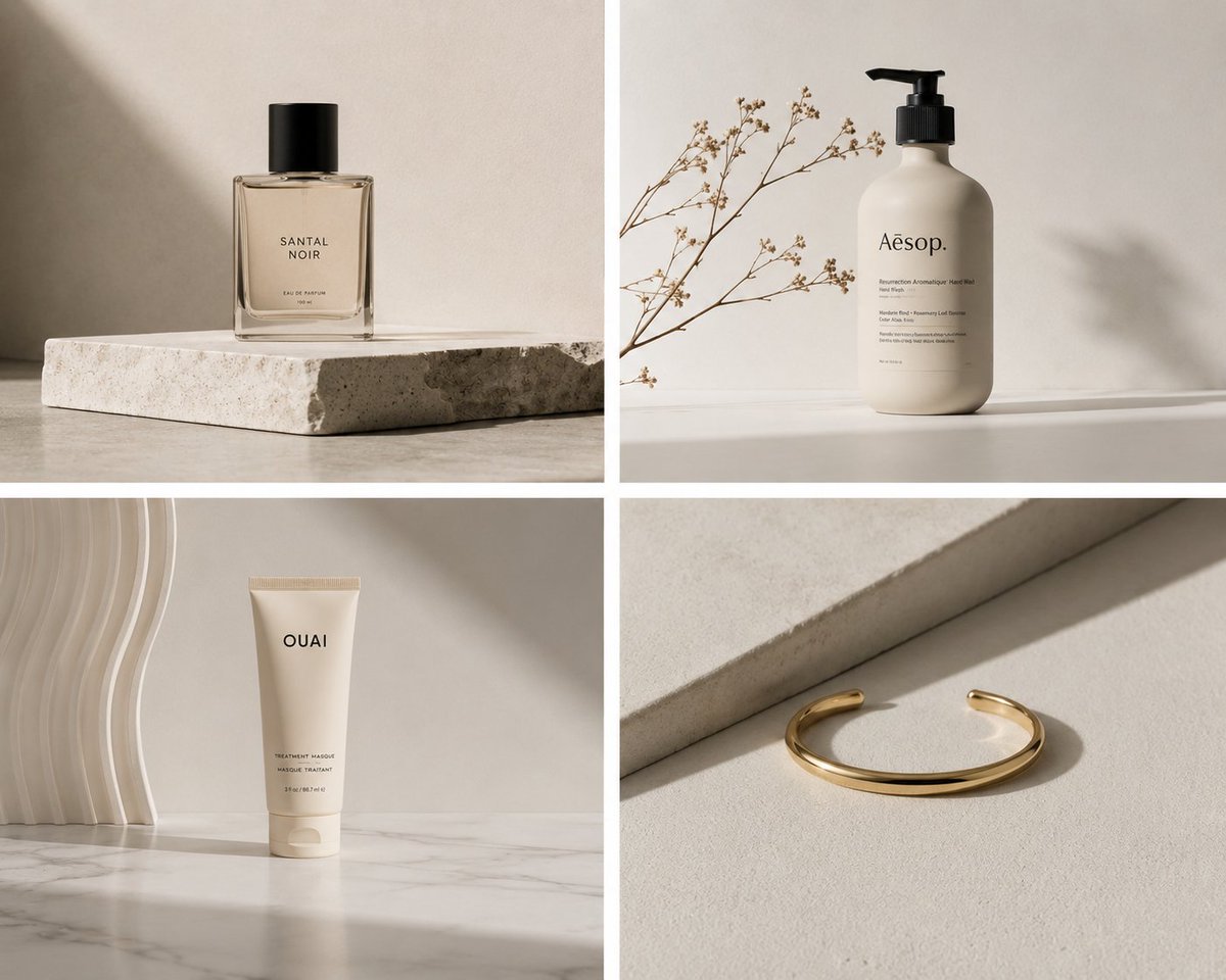 Minimalist product photography