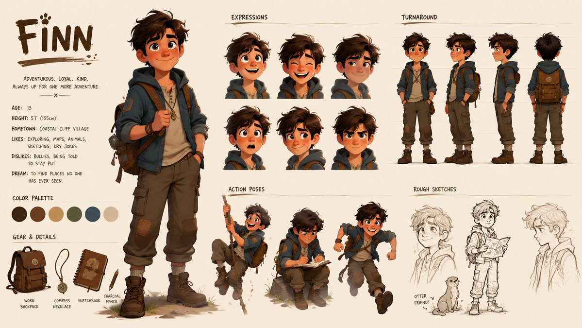 Character storyboard generator