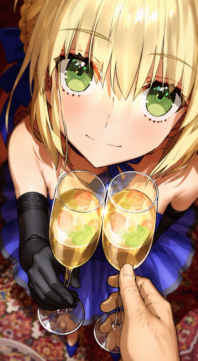 Girl anime illustration warm indoor