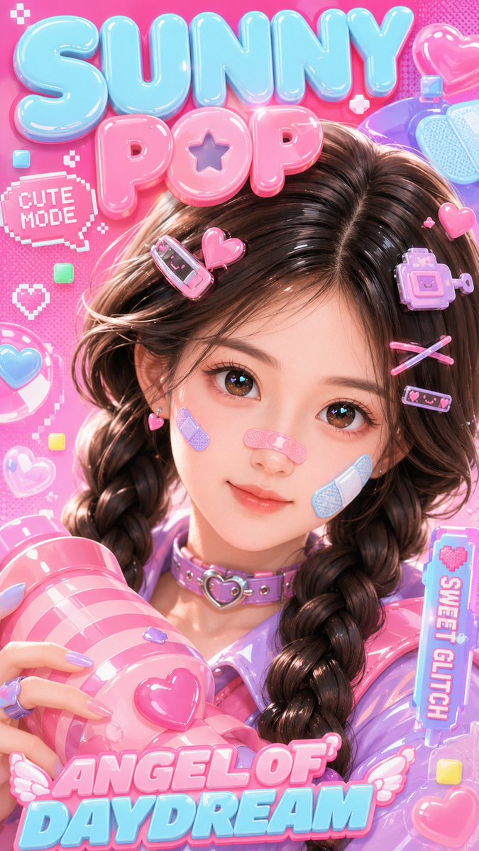 Portrait 3D realistic cute