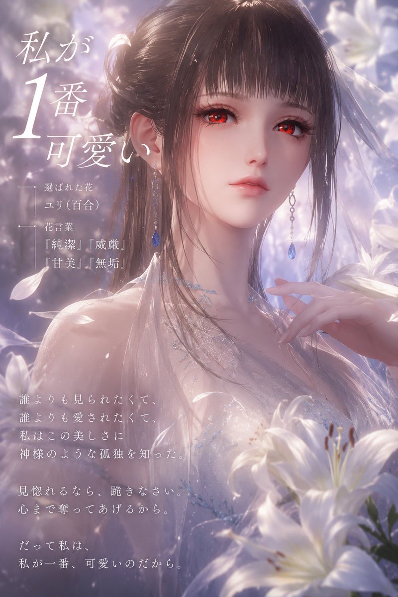 Beautiful woman cinematic dreamy poster.