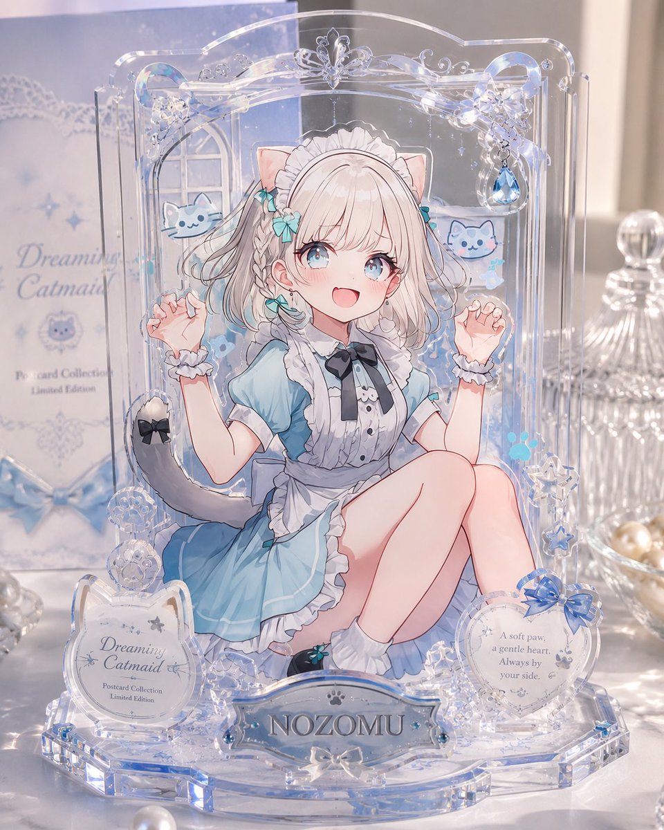 Cat anime product dreamy snow cute