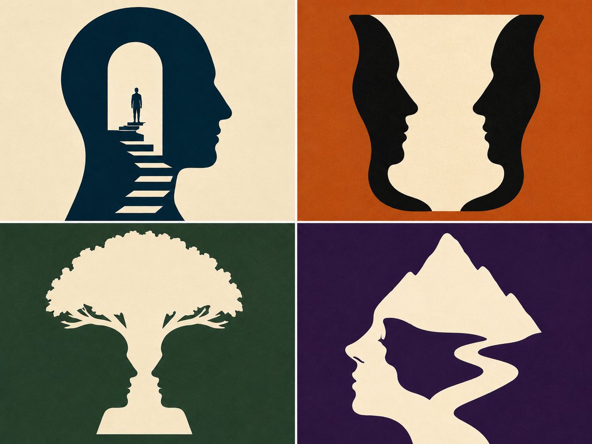 Optical metaphor poster logic