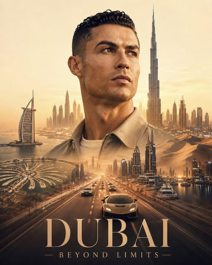 Portrait cinematic poster city desert