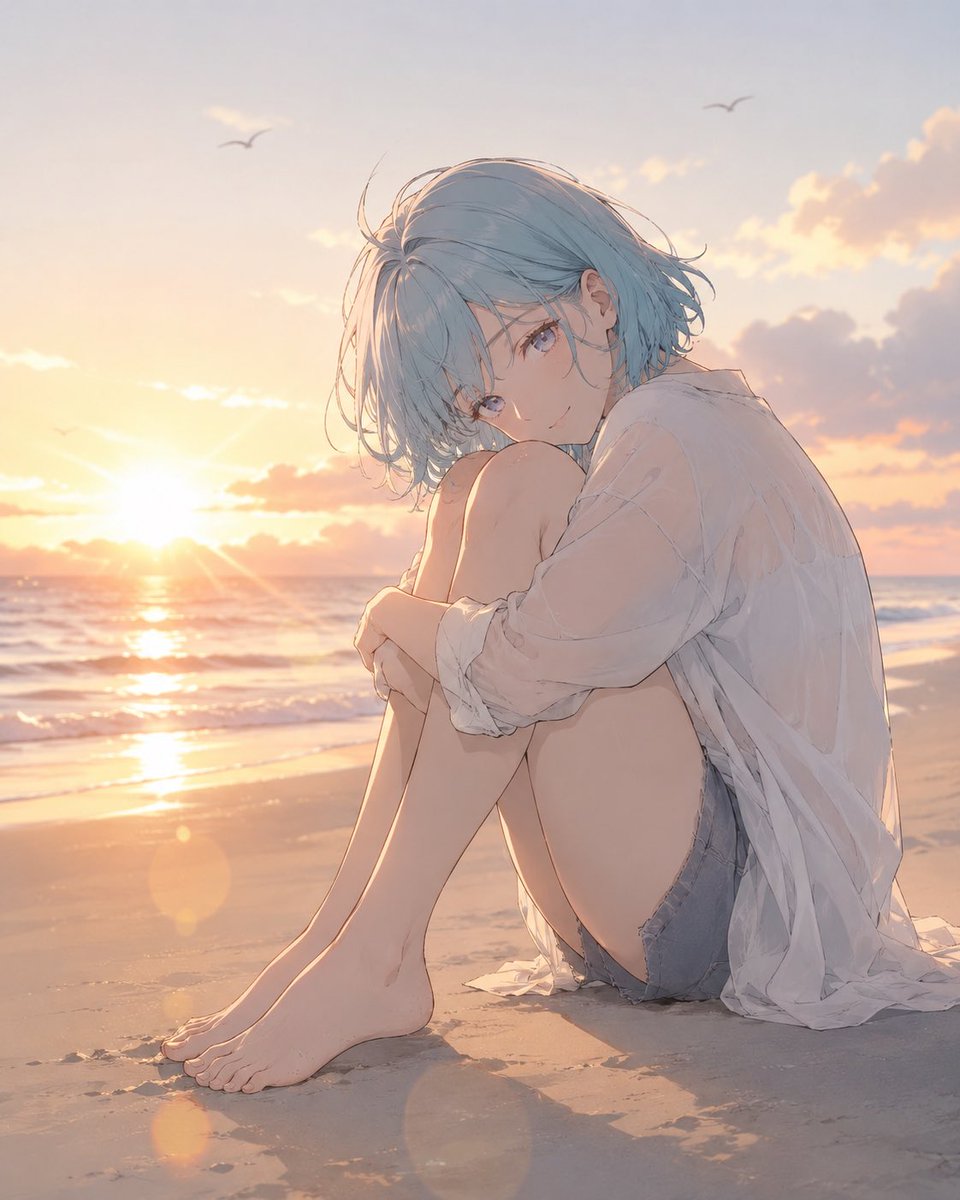 Girl cinematic anime warm gentle