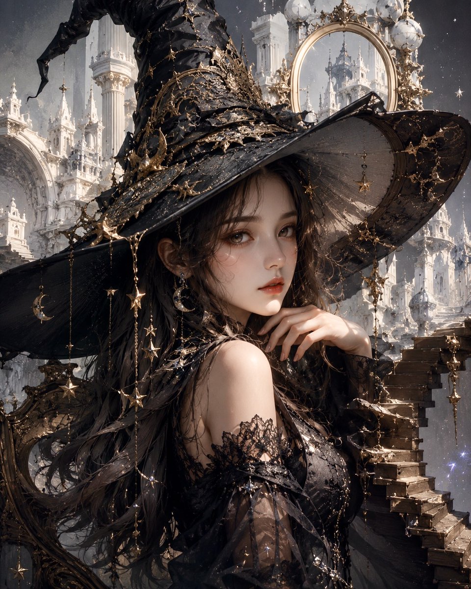 Portrait anime, cinematic, dark urban, elegant