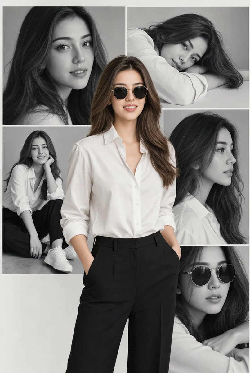 Female poster minimalist elegant