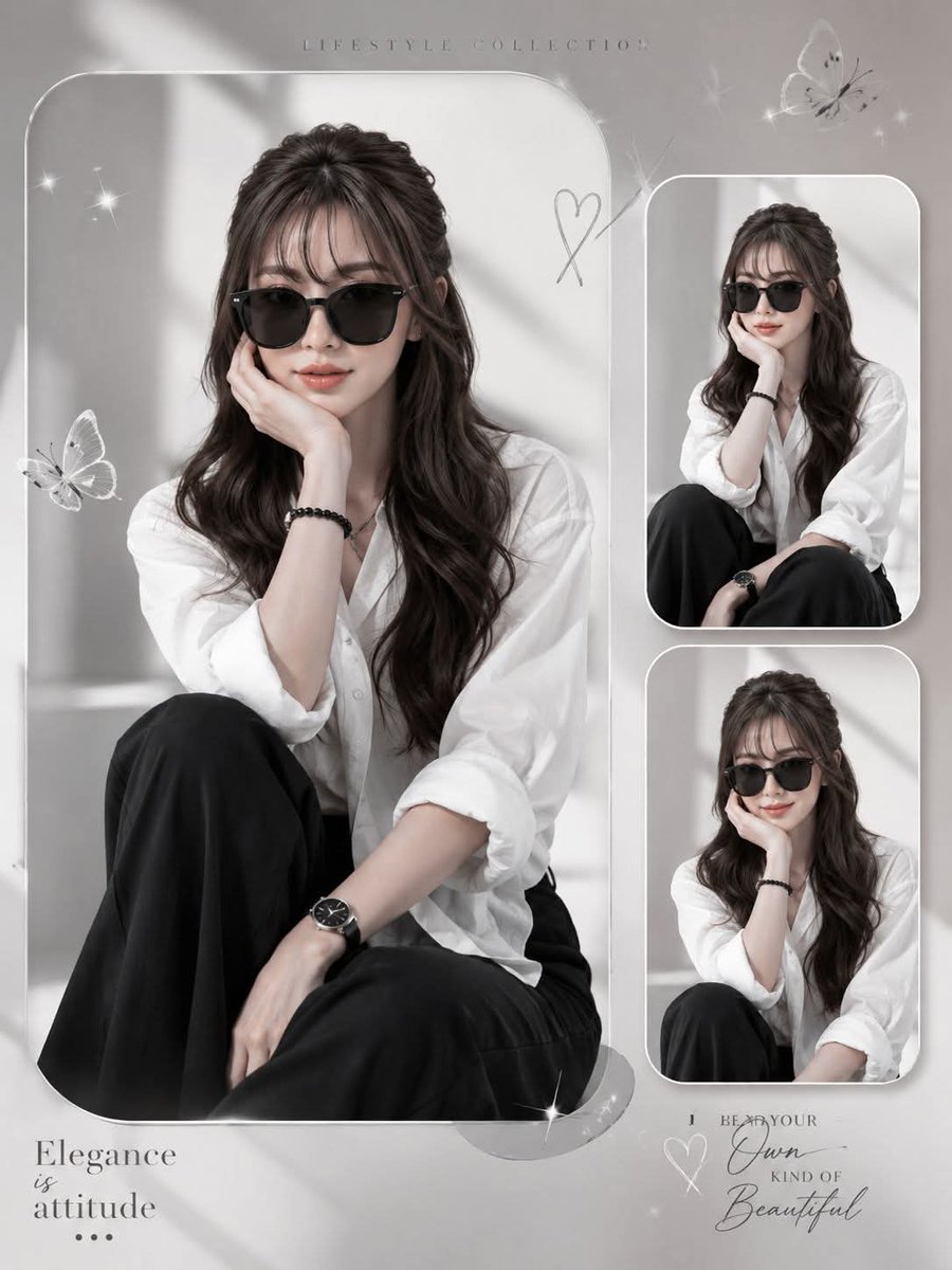 Female poster film elegant