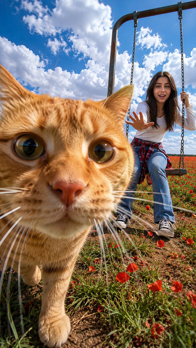 Character realistic warm outdoor atmosphere