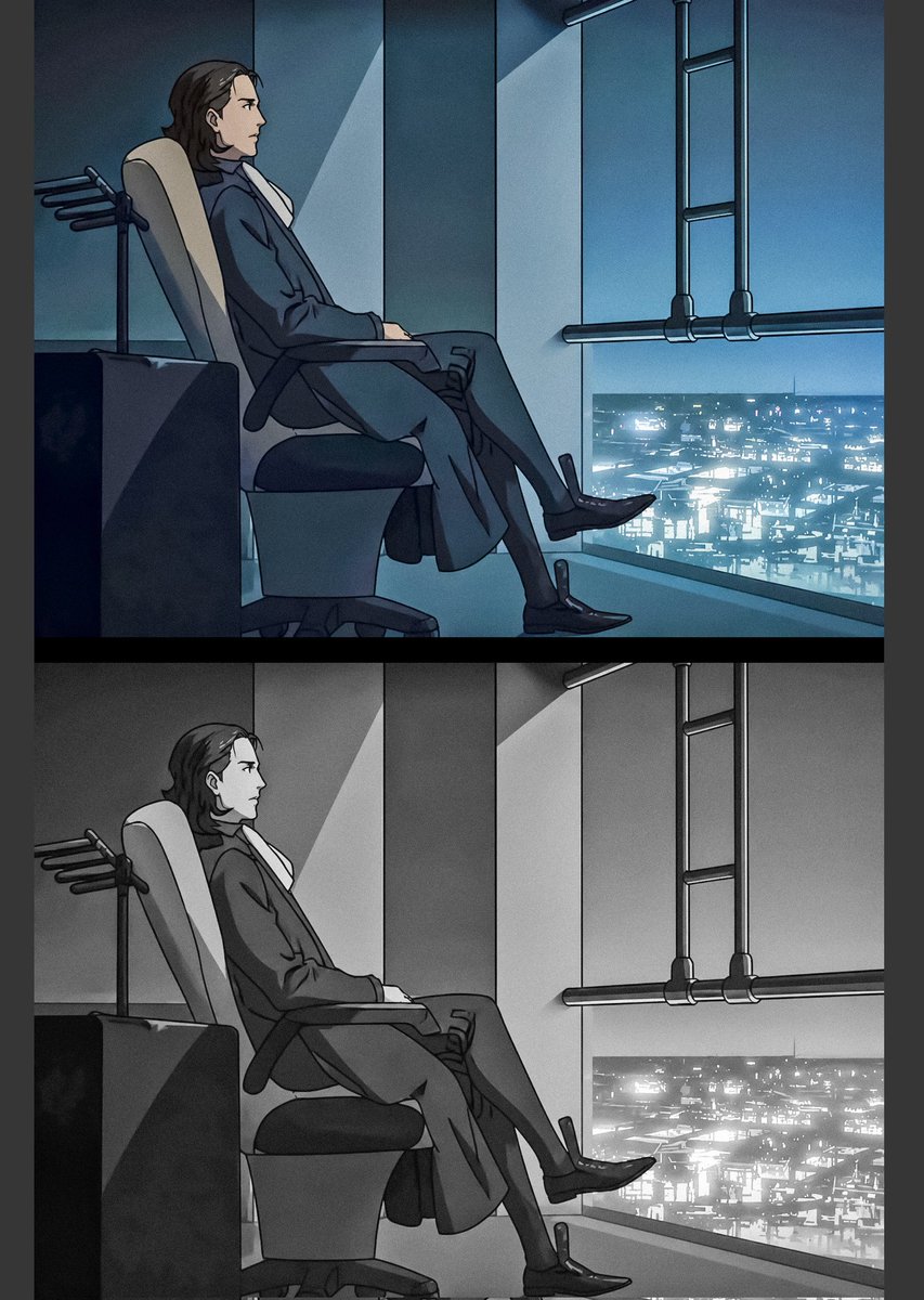 Character Cyber Film Cyberpunk Office Melancholy