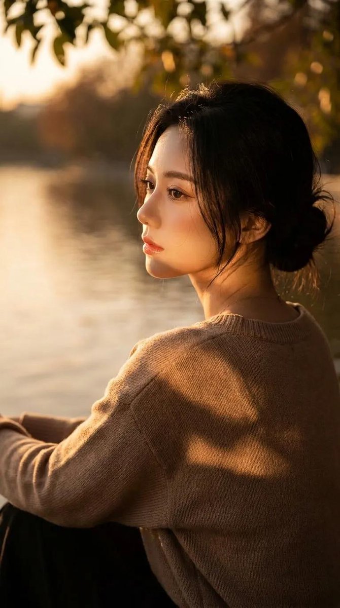 Portrait cinematic realistic warm dreamy elegant