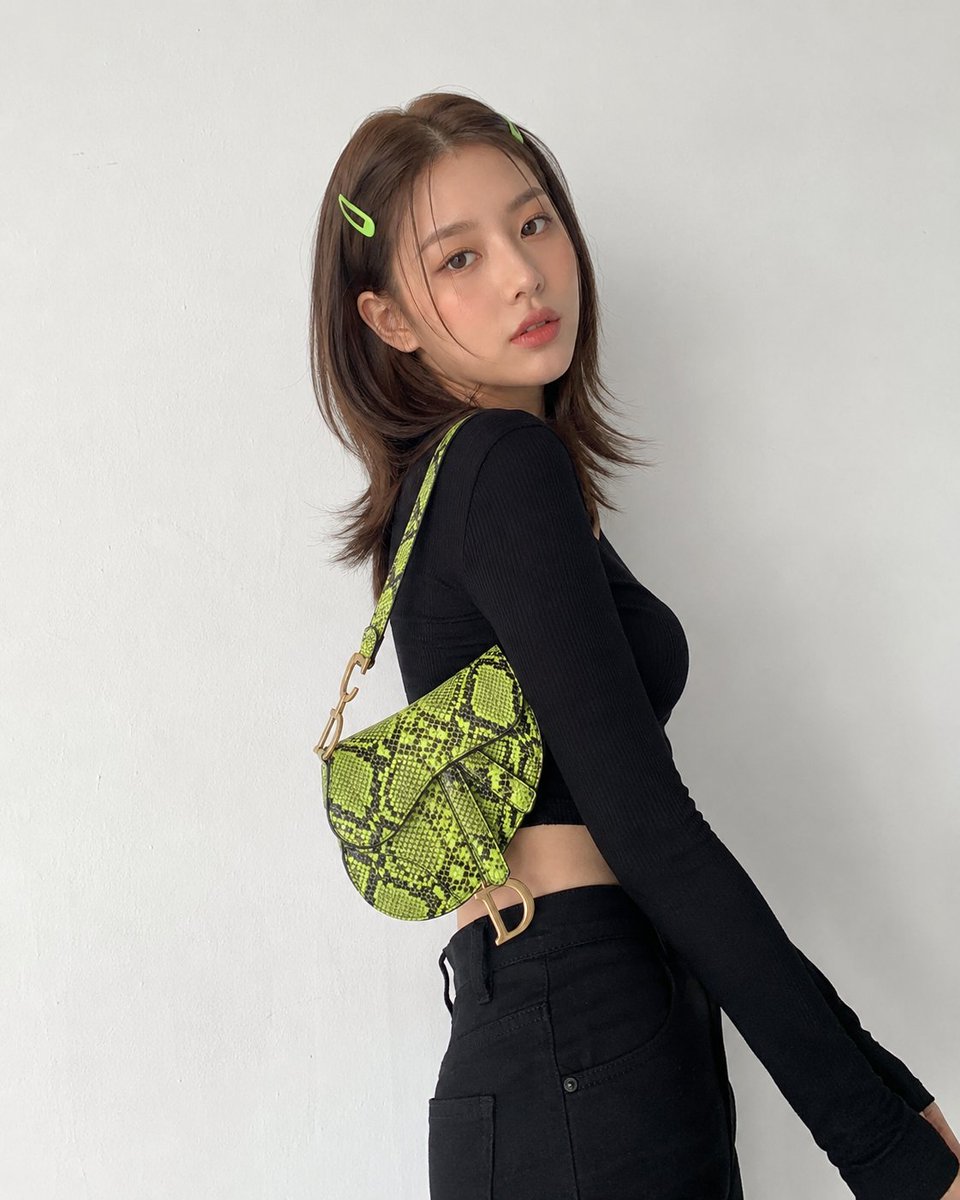 Modern Korean street-style portrait