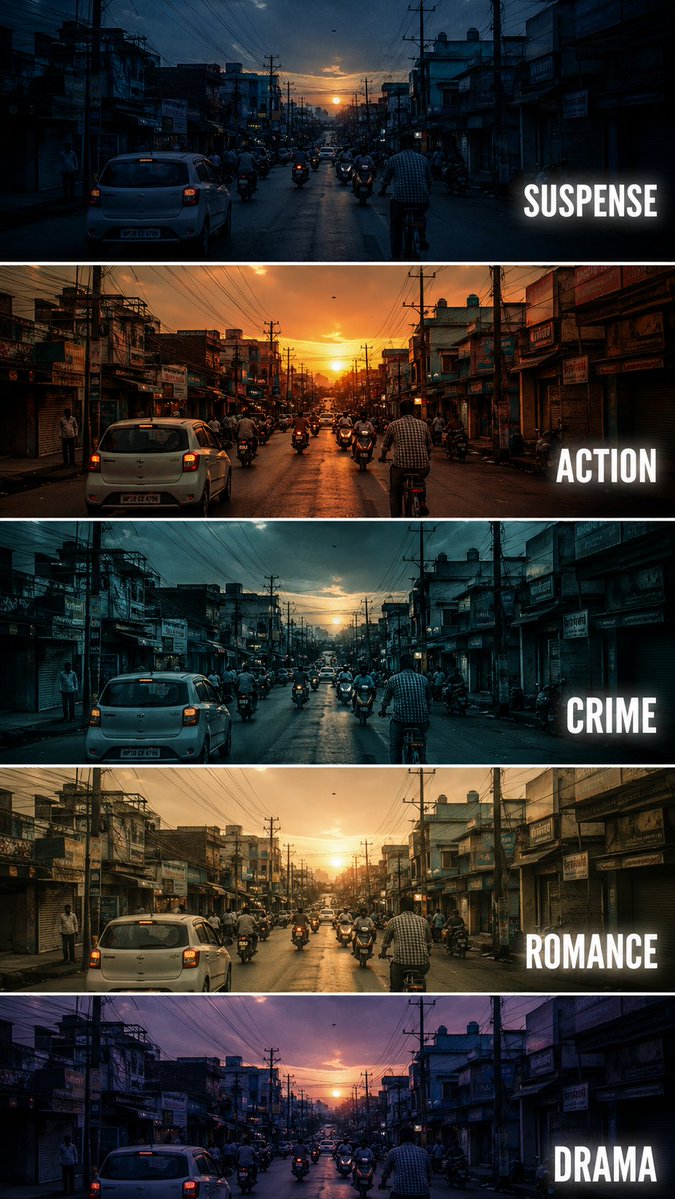 Architecture Poster Cinematic City Warm Dreamy