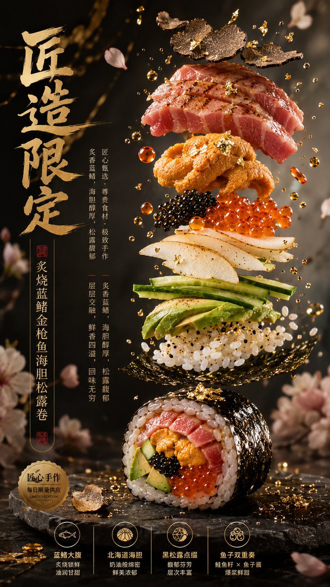 High-end Chinese cuisine poster