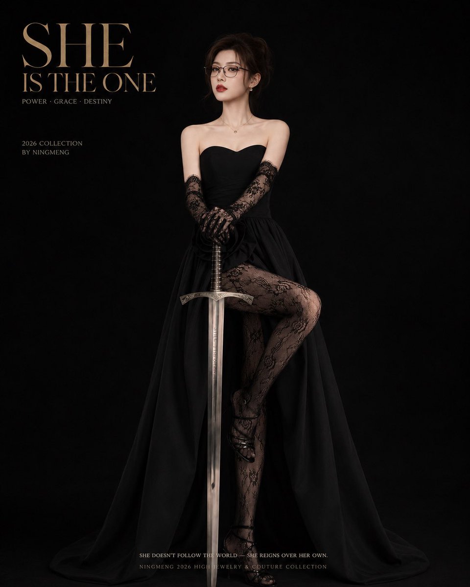 Dark queen aesthetic, fashion elements.