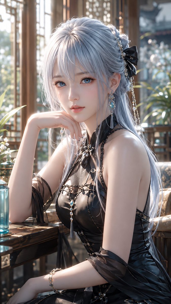 Portrait 3D anime warm cool tone gentle