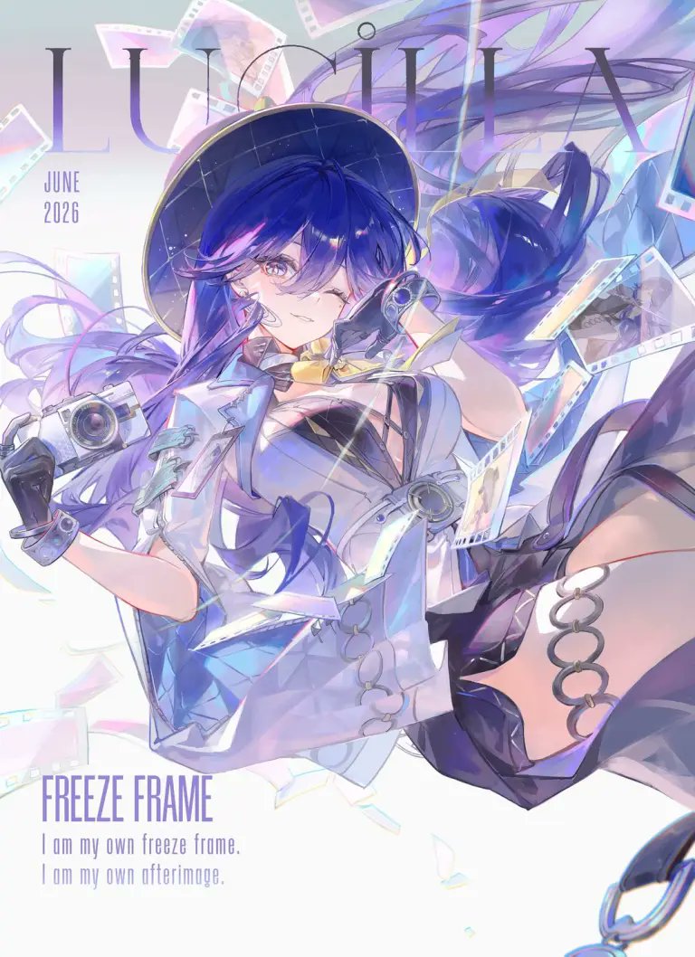 Portrait anime poster dreamy starry sky elegant