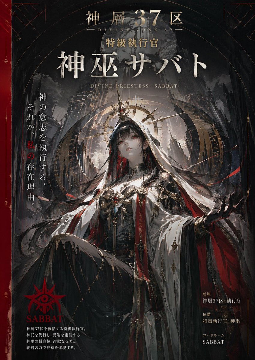 Character poster dark
