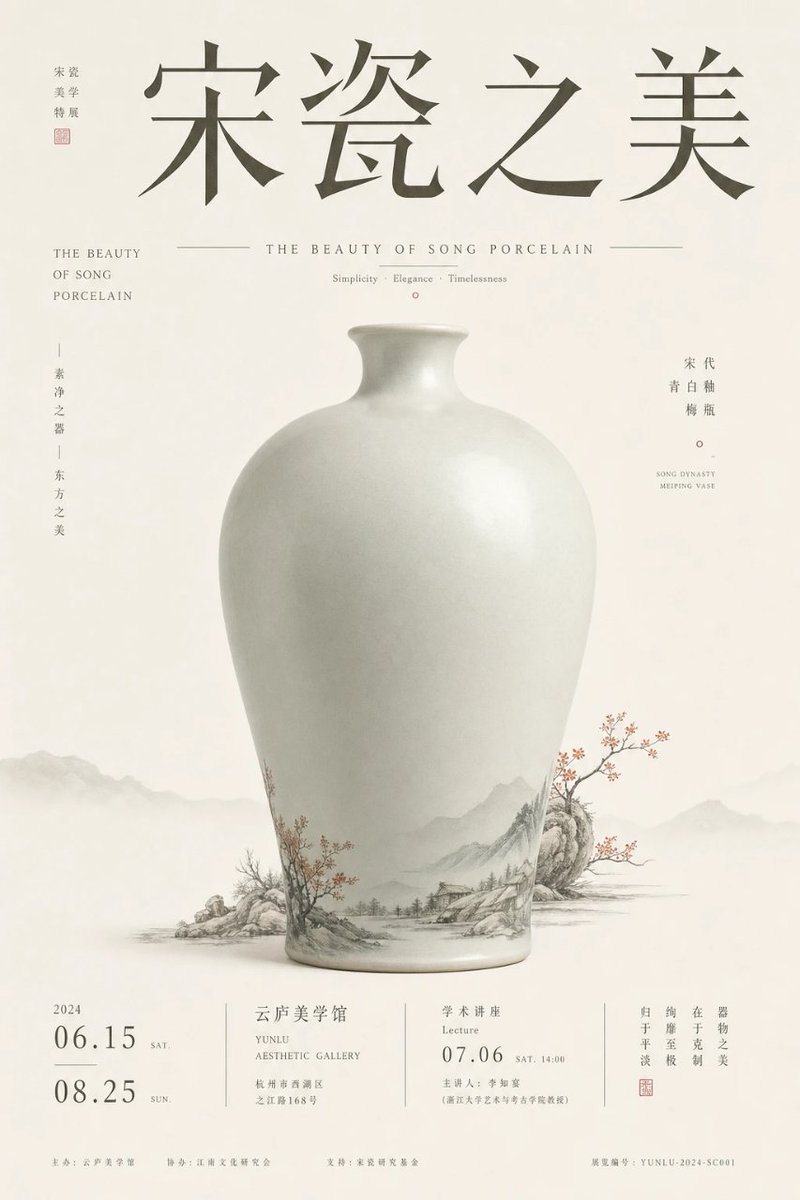 Song Ceramics Exhibition Poster