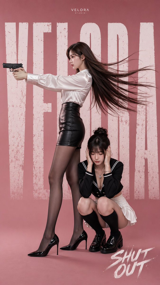Character 3D anime studio cool-tone elegant