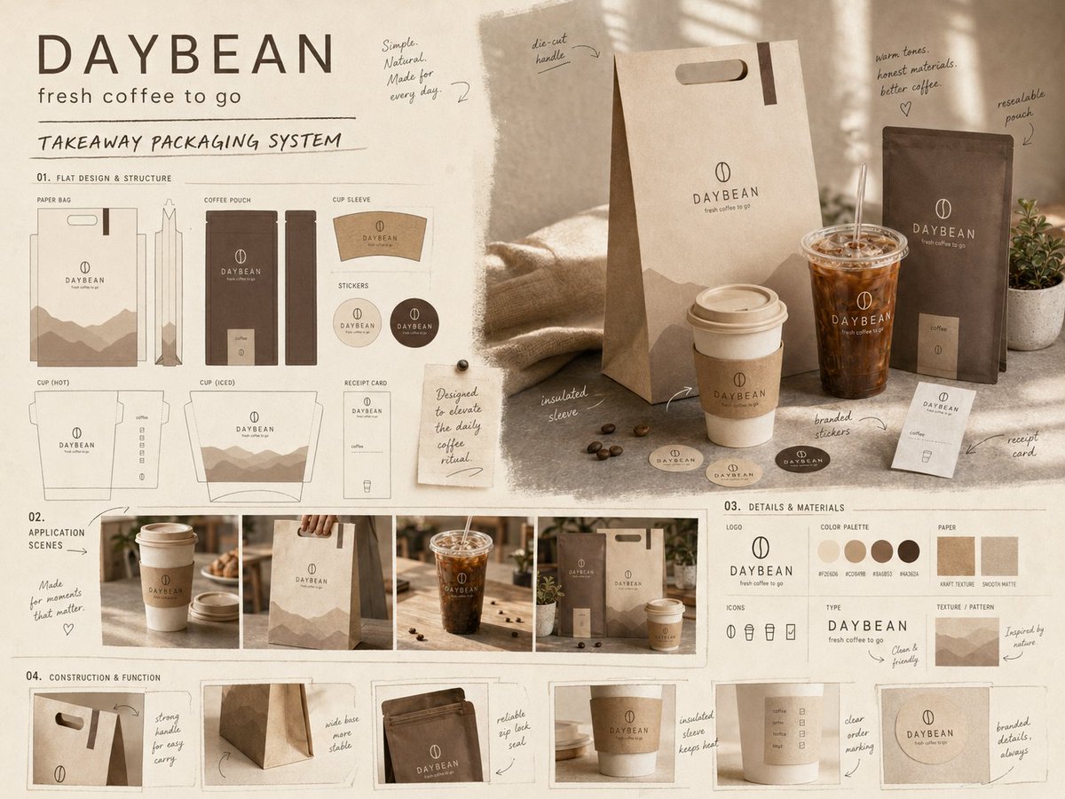 Takeaway packaging system design