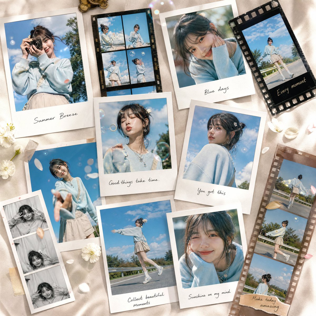 Female film Logo dreamy outdoor high-end