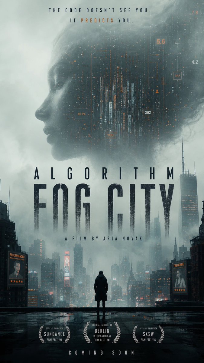 "Algorithm Fog City" Movie Poster