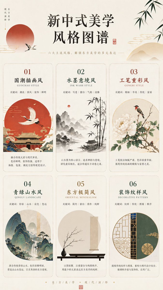 Landscape poster illustration mountain elegance