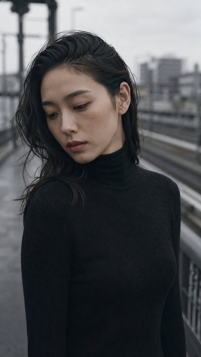 Portrait film outdoor urban elegant