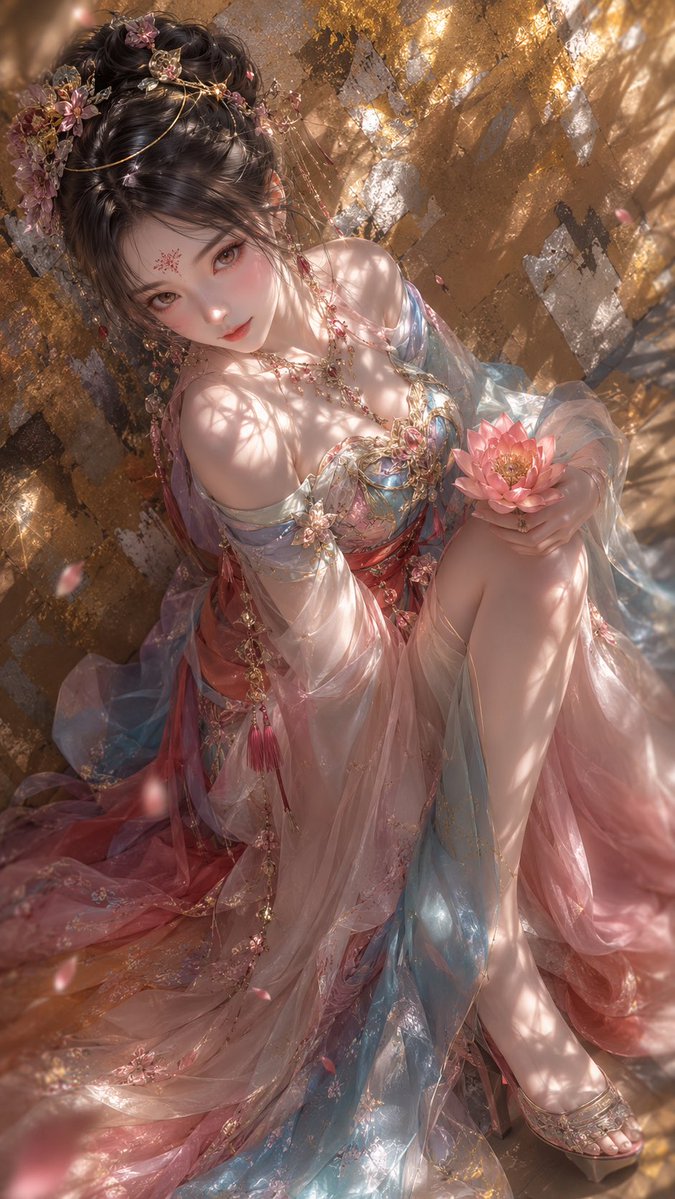 Character Anime Illustration Warm and Elegant