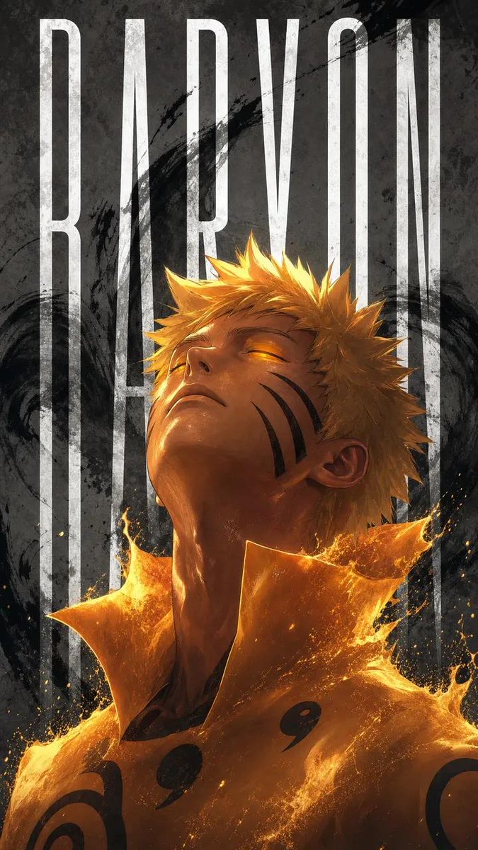 Naruto character anime poster melancholic