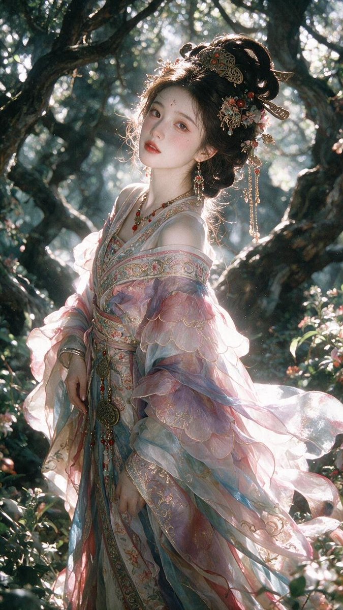 Portrait cinematic film forest dreamy elegant