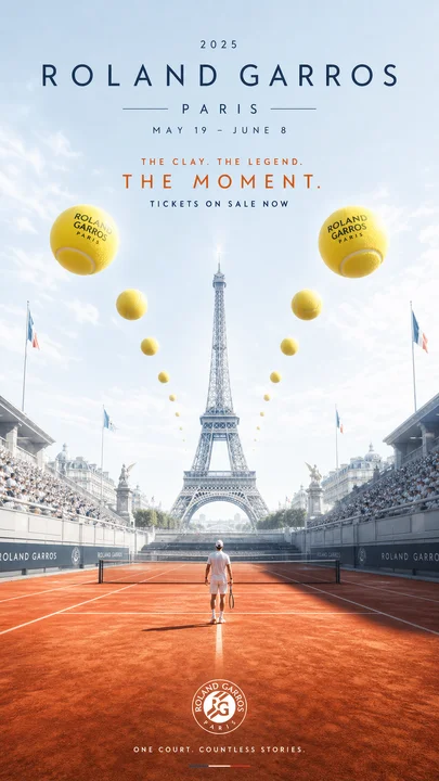 Minimalist elegant poster.