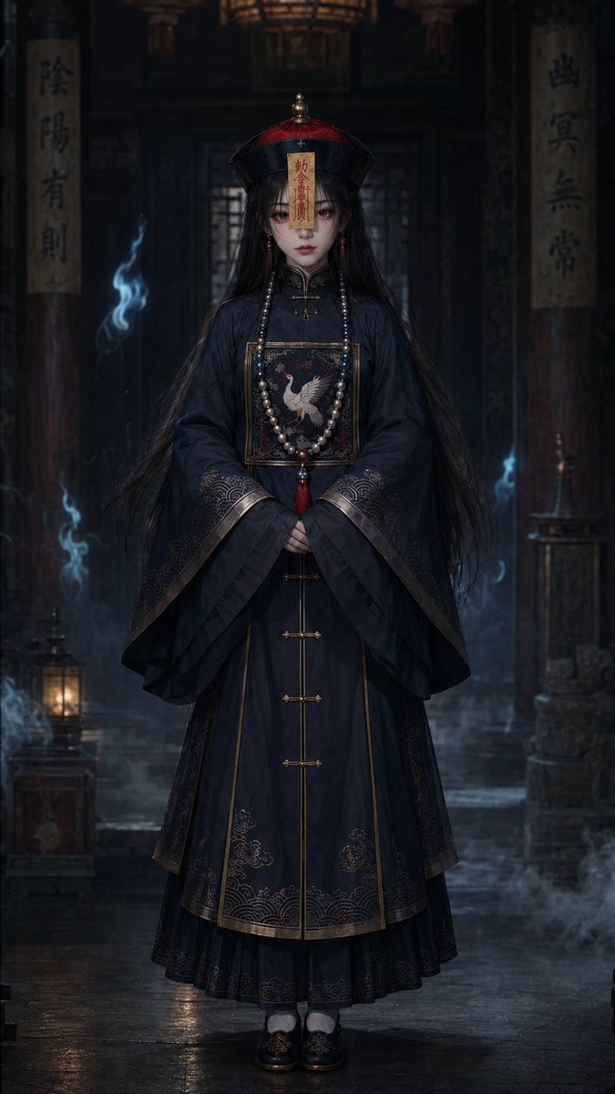 Portrait cinematic anime night scene dark melancholic