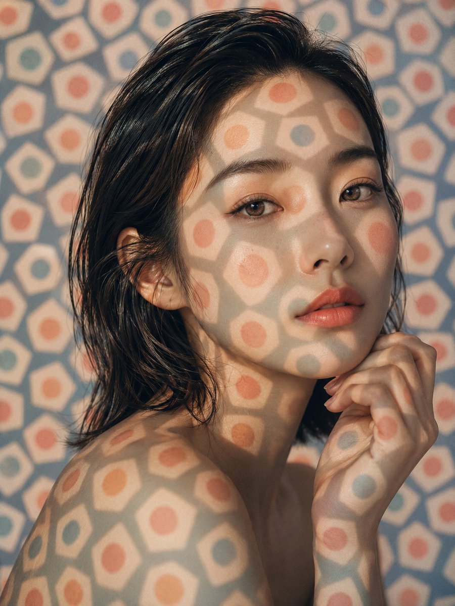 Portrait realistic minimalist